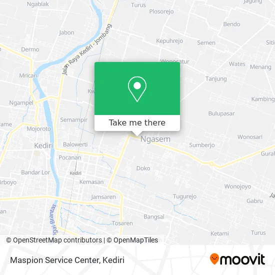 Maspion Service Center map