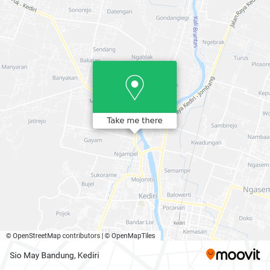 Sio May Bandung map