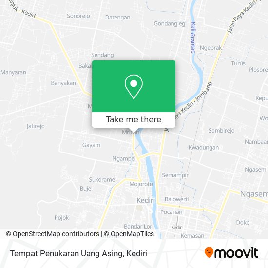 Tempat Penukaran Uang Asing map