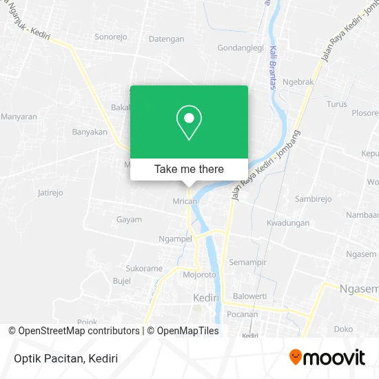 Optik Pacitan map