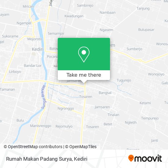 Rumah Makan Padang Surya map