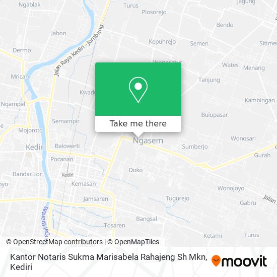 Kantor Notaris Sukma Marisabela Rahajeng Sh Mkn map