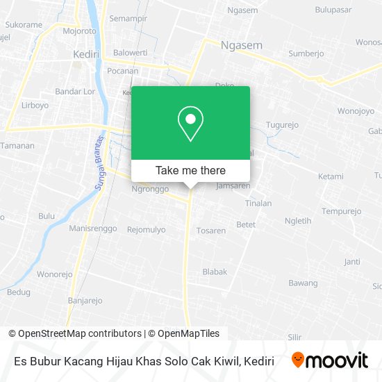 Es Bubur Kacang Hijau Khas Solo Cak Kiwil map