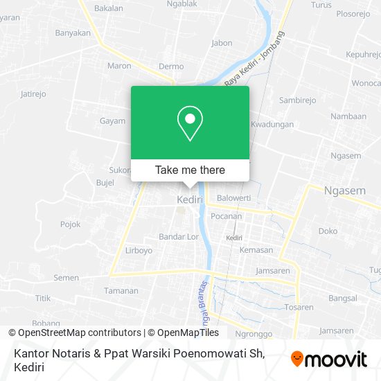 Kantor Notaris & Ppat Warsiki Poenomowati Sh map