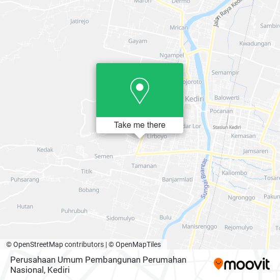 Perusahaan Umum Pembangunan Perumahan Nasional map