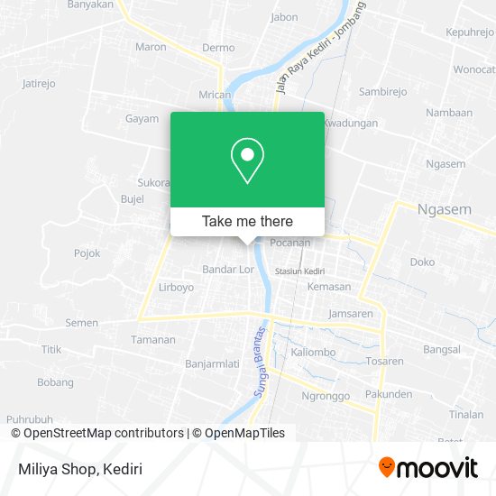 Miliya Shop map