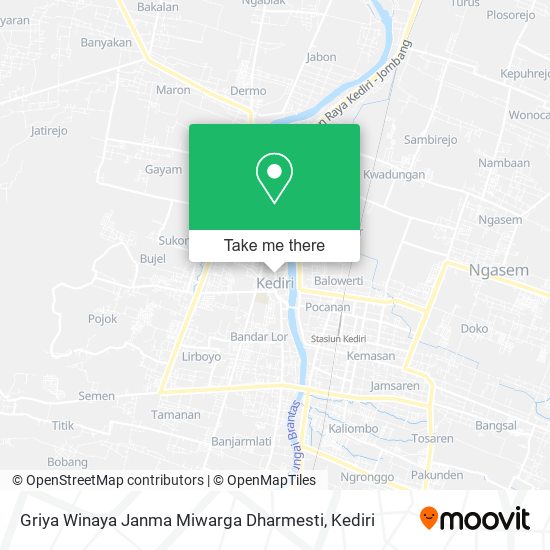 Griya Winaya Janma Miwarga Dharmesti map