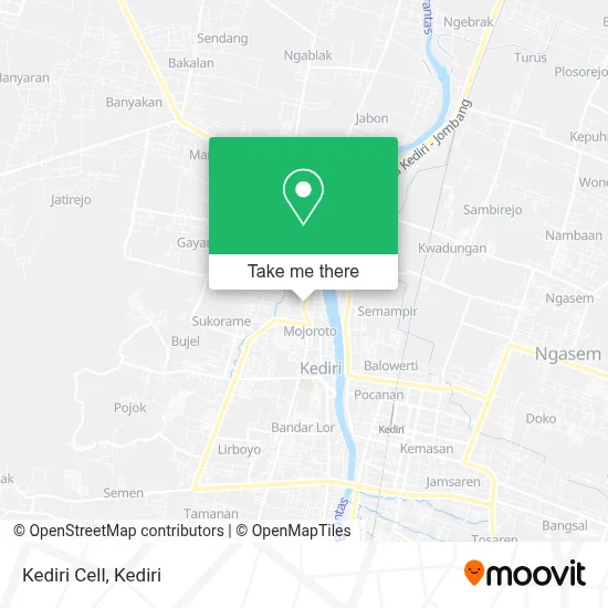 Kediri Cell map