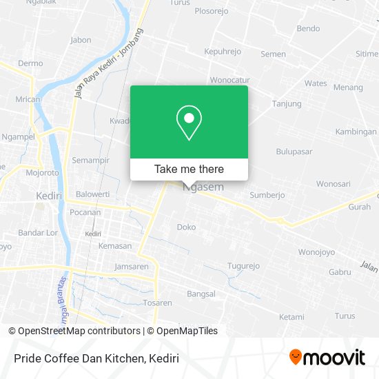 Pride Coffee Dan Kitchen map