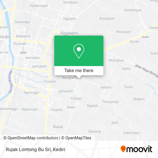 Rujak Lontong Bu Sri map