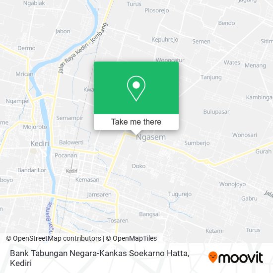 Bank Tabungan Negara-Kankas Soekarno Hatta map
