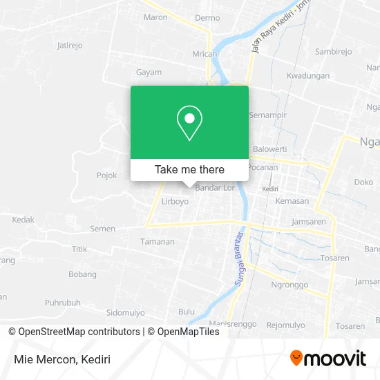 Mie Mercon map