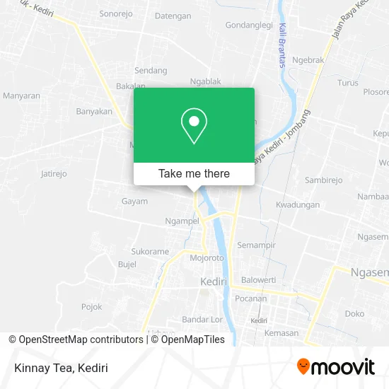 Kinnay Tea map