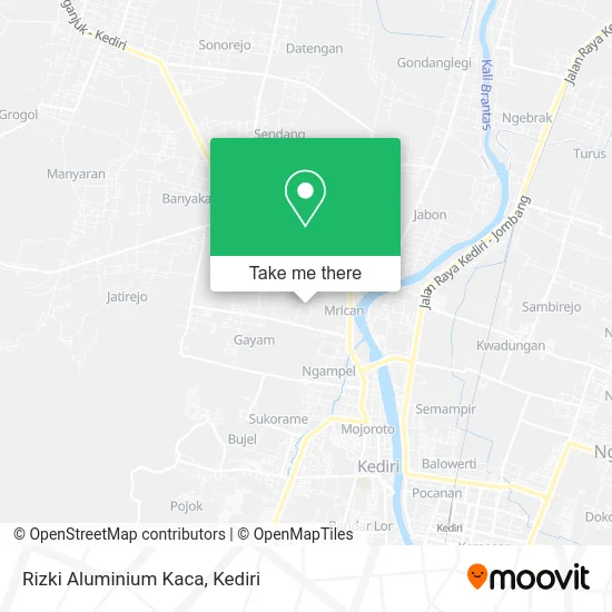 Rizki Aluminium Kaca map