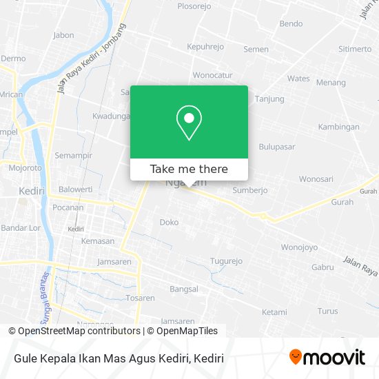 Gule Kepala Ikan Mas Agus Kediri map