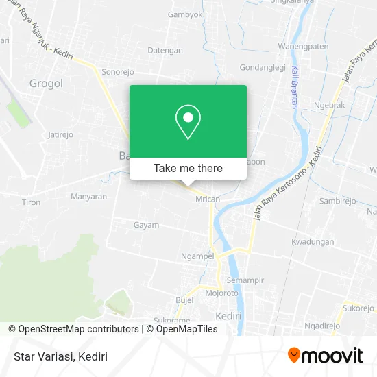 Star Variasi map