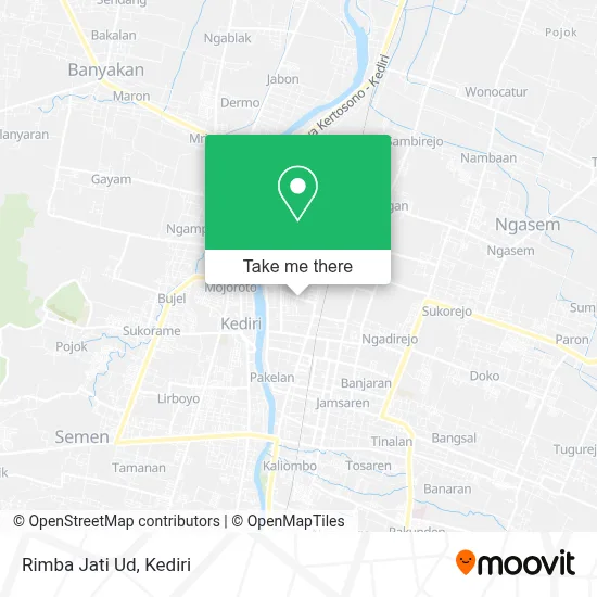 Rimba Jati Ud map