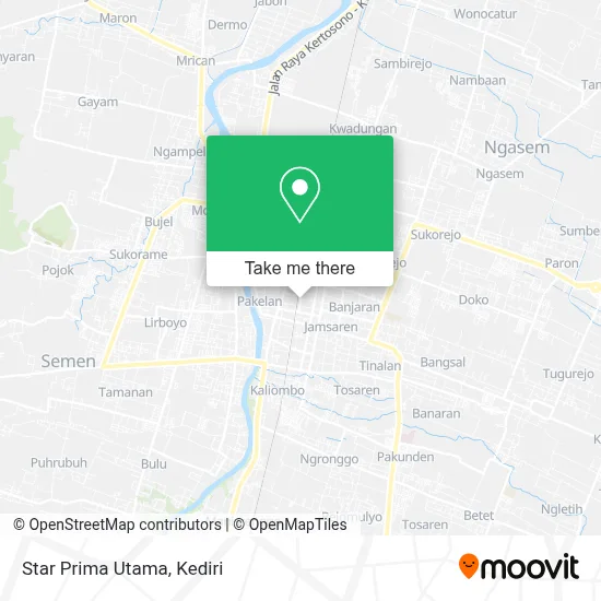 Star Prima Utama map