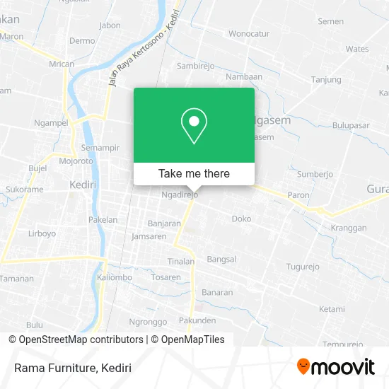 Rama Furniture map