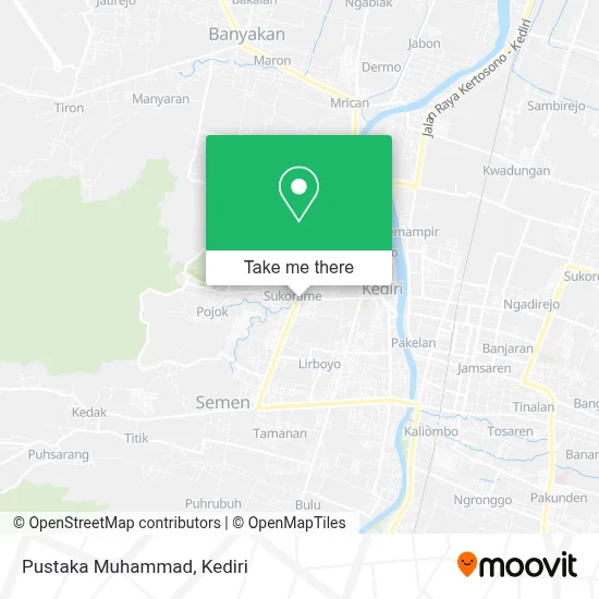 Pustaka Muhammad map