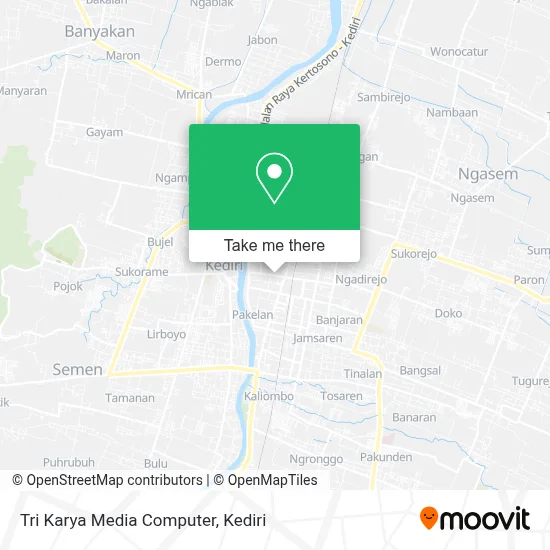 Tri Karya Media Computer map