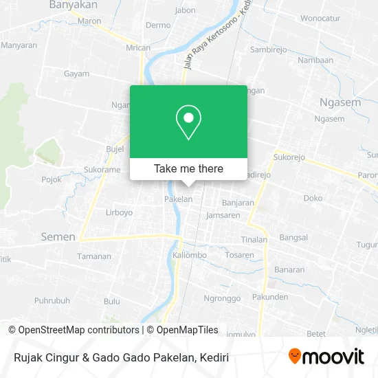 Rujak Cingur & Gado Gado Pakelan map