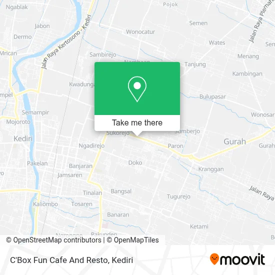C'Box Fun Cafe And Resto map