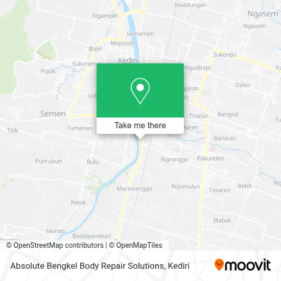 Absolute Bengkel Body Repair Solutions map