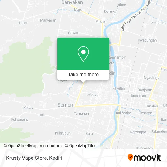 Krusty Vape Store map