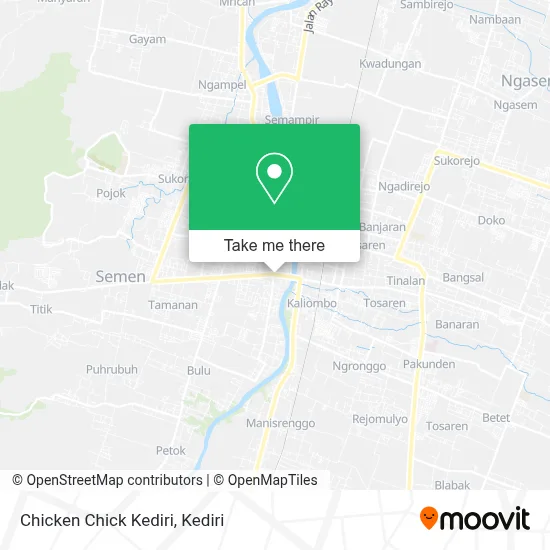 Chicken Chick Kediri map