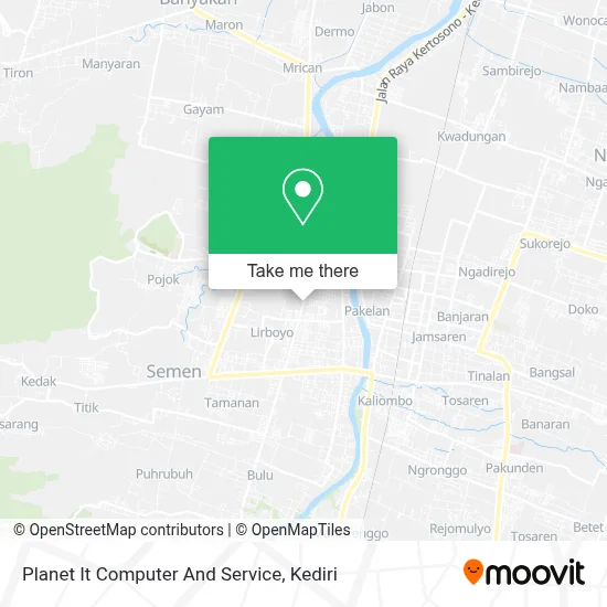 Planet It Computer And Service map