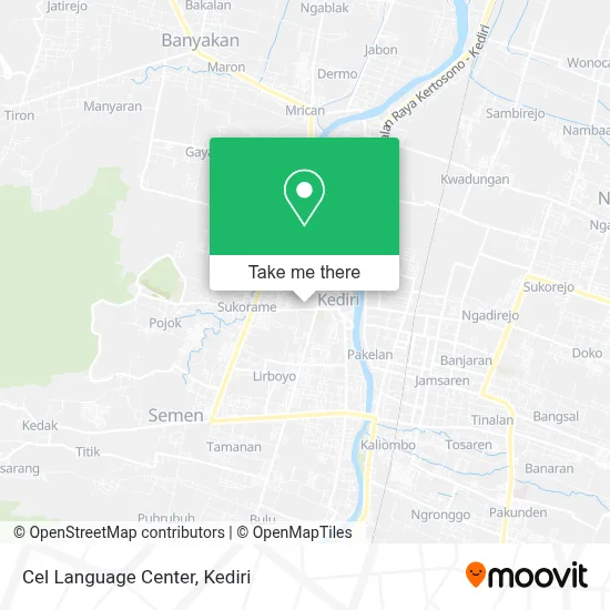Cel Language Center map