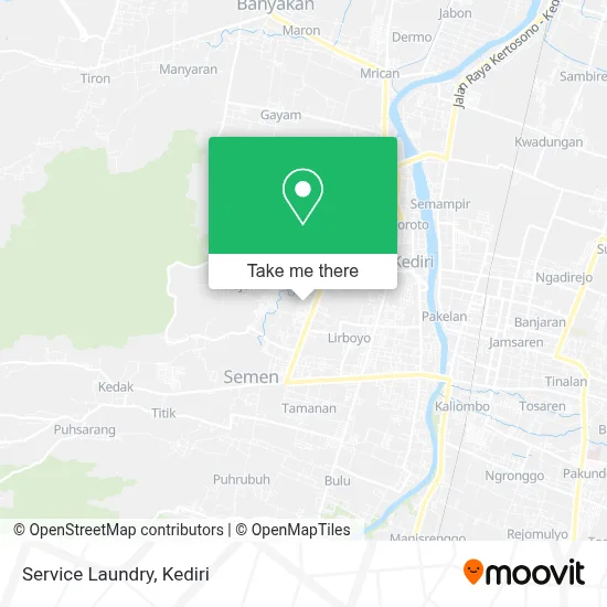 Service Laundry map