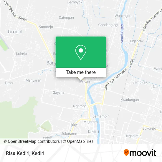 Risa Kediri map