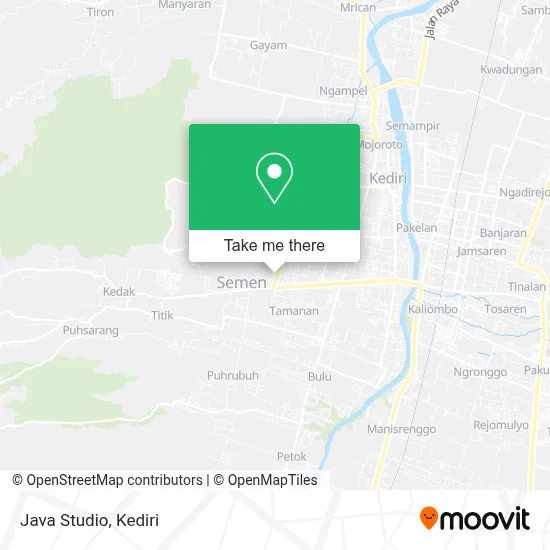 Java Studio map