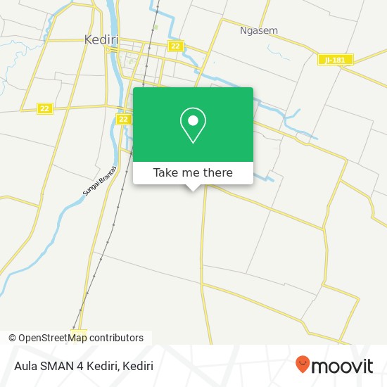 Aula SMAN 4 Kediri map