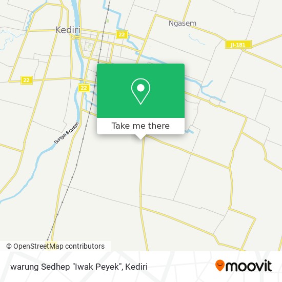 warung Sedhep "Iwak Peyek" map