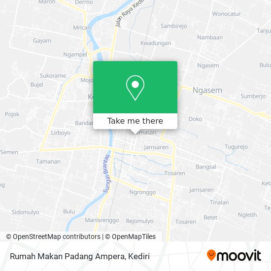 Rumah Makan Padang Ampera map