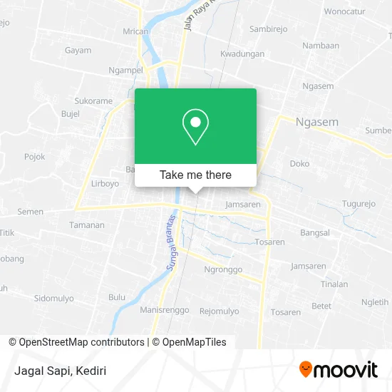 Jagal Sapi map