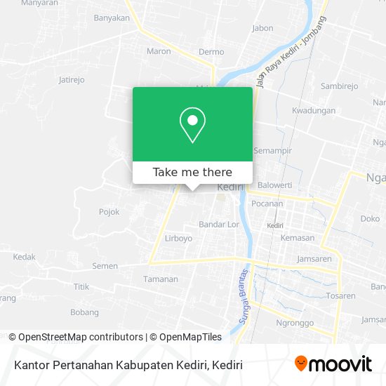 Kantor Pertanahan Kabupaten Kediri map