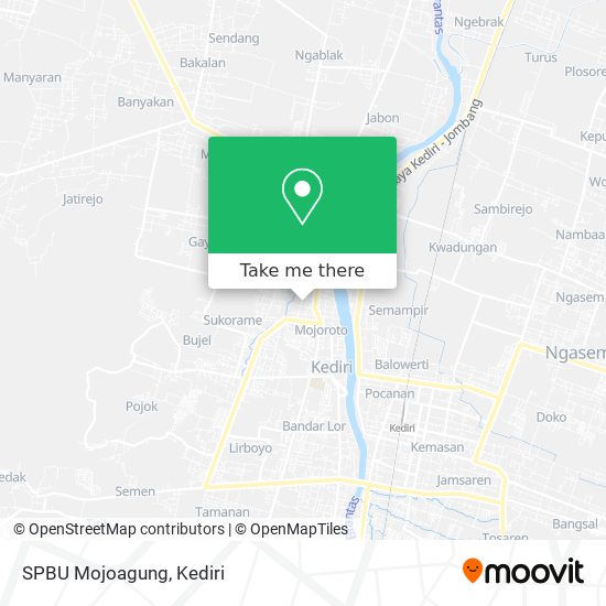 SPBU Mojoagung map