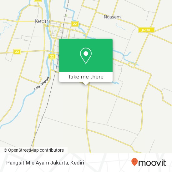 Pangsit Mie Ayam Jakarta map