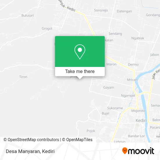 Desa Manyaran map