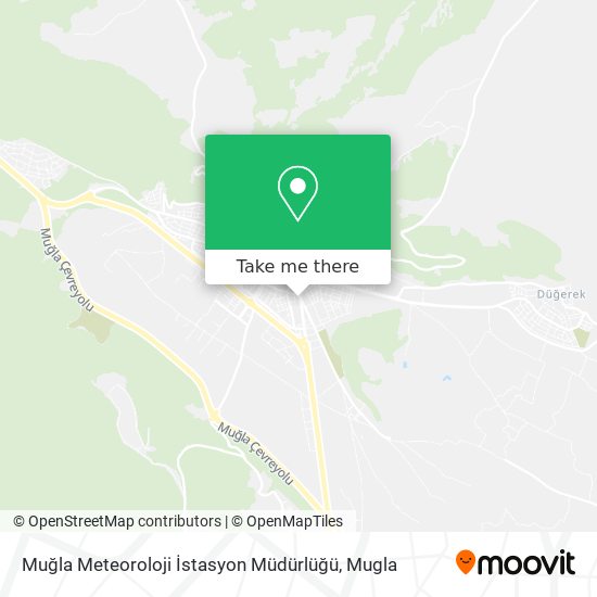 Muğla Meteoroloji İstasyon Müdürlüğü map