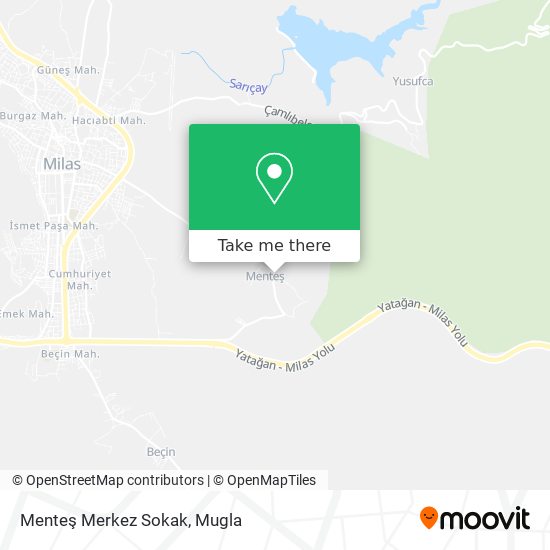 Menteş Merkez Sokak map