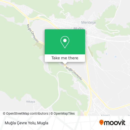 Muğla Çevre Yolu map