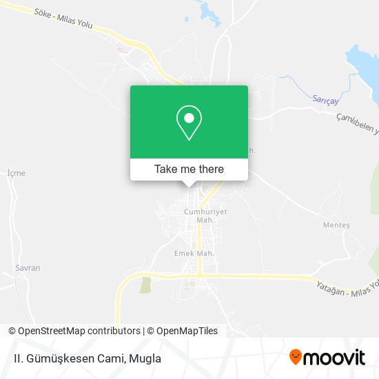 II. Gümüşkesen Cami map