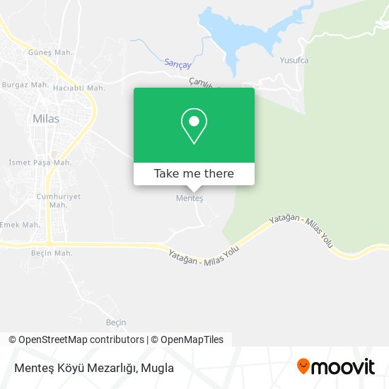 Menteş Köyü Mezarlığı map