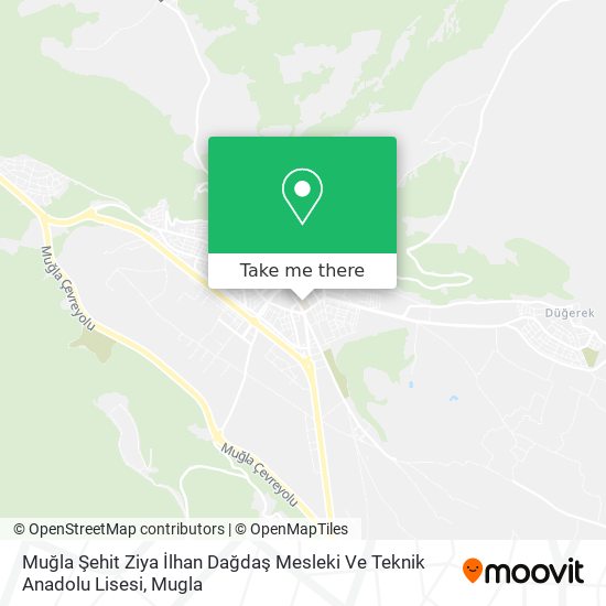 Muğla Şehit Ziya İlhan Dağdaş Mesleki Ve Teknik Anadolu Lisesi map