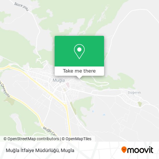 Muğla İtfaiye Müdürlüğü map